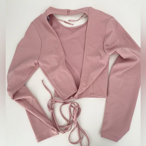 ZARA PALE PINK CROP TOP XL 3067/132/034/9 - Picture 5 of 11